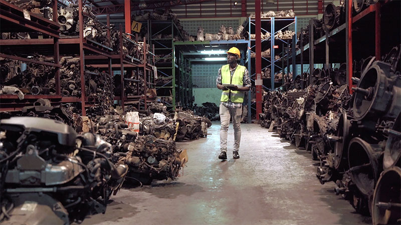 used transmissions in warehouse